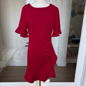 The Impeccable Pig Ruby Ruffle Mini Dress